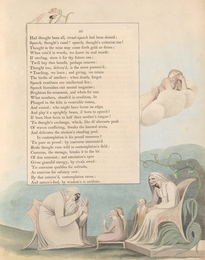 Pensieri notturni di Young, Pagina 35, Insegnando, impariamo; e dando, tratteniamo da William Blake
